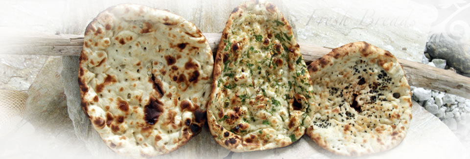 Indian naan array